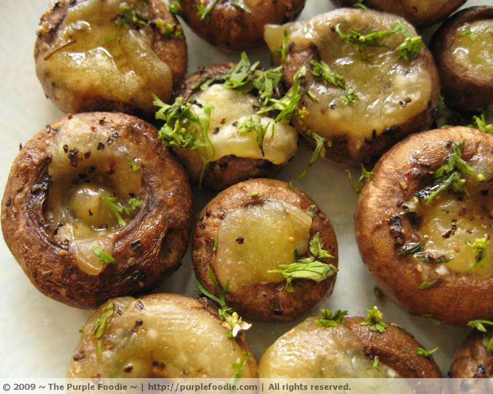 Herb Butter Mushrooms