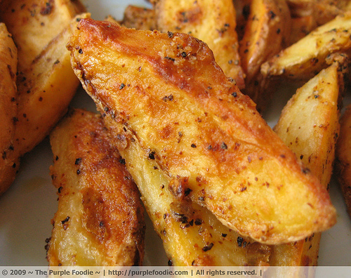 Baked Fries with Garlic