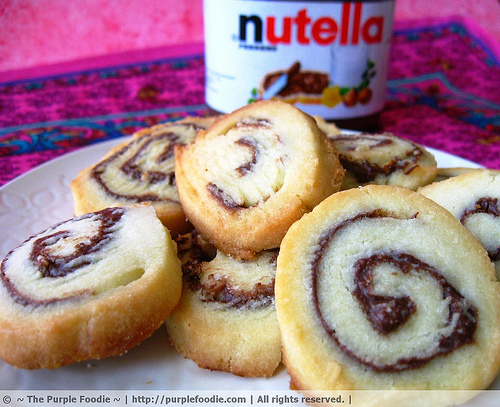 Nutella Pin Wheel Cookies